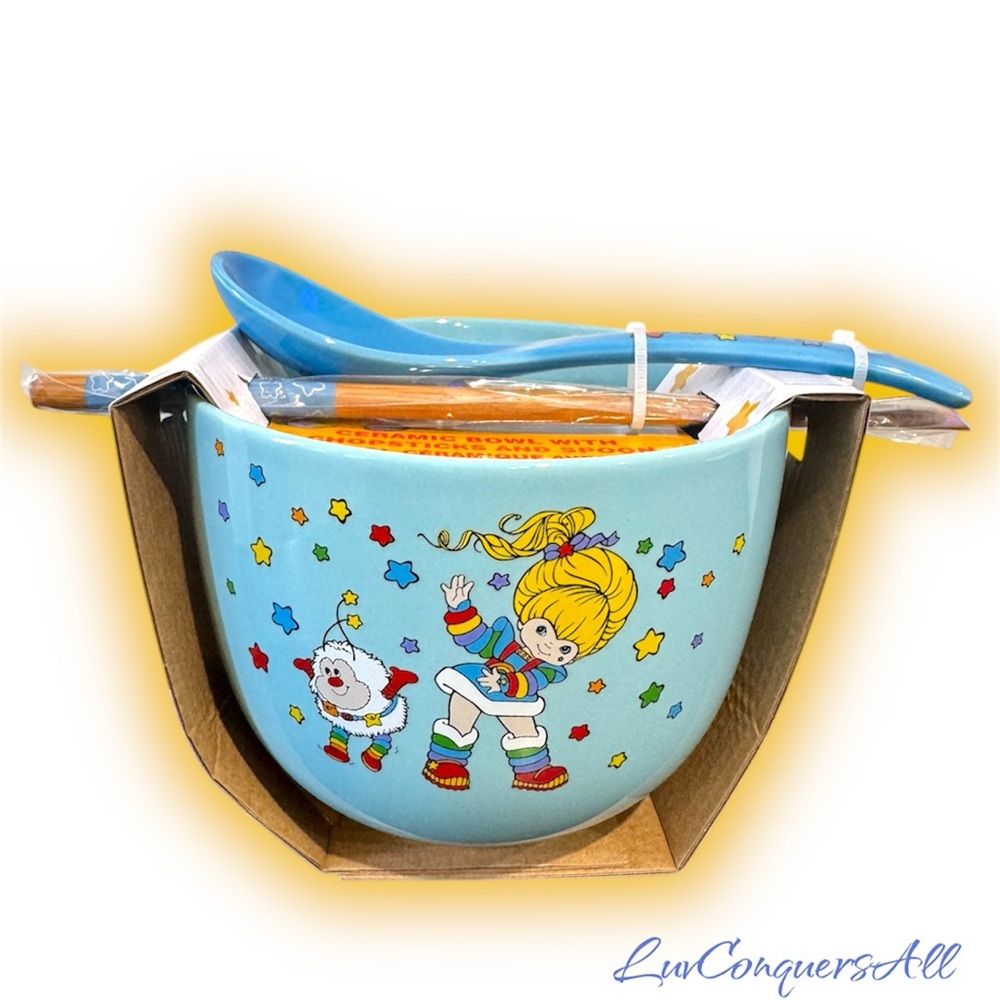 Rainbow Brite & Twink Stars Ramen Bowl Set